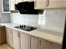 CQ8001 White Diamond Quartz Kitchen Top